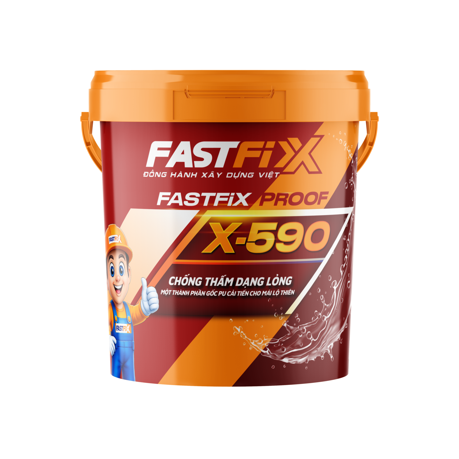 Chống thấm gốc PU 1 thành phần gốc nước - X590