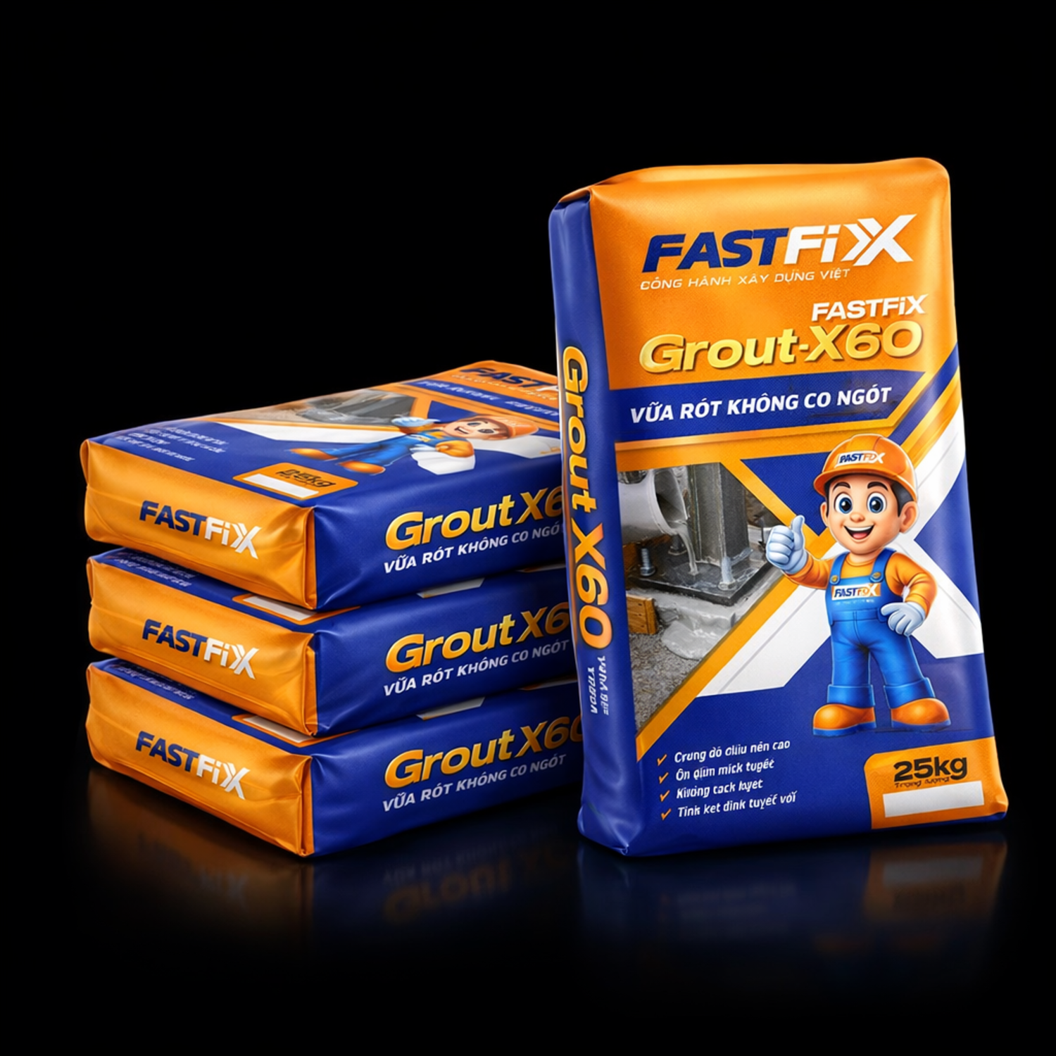 Vữa không co ngót